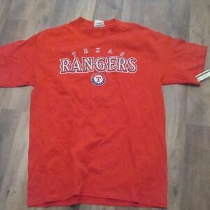 TEXAS RANGERS SHIRT LARGE VINTAGE 00S Y2K G1